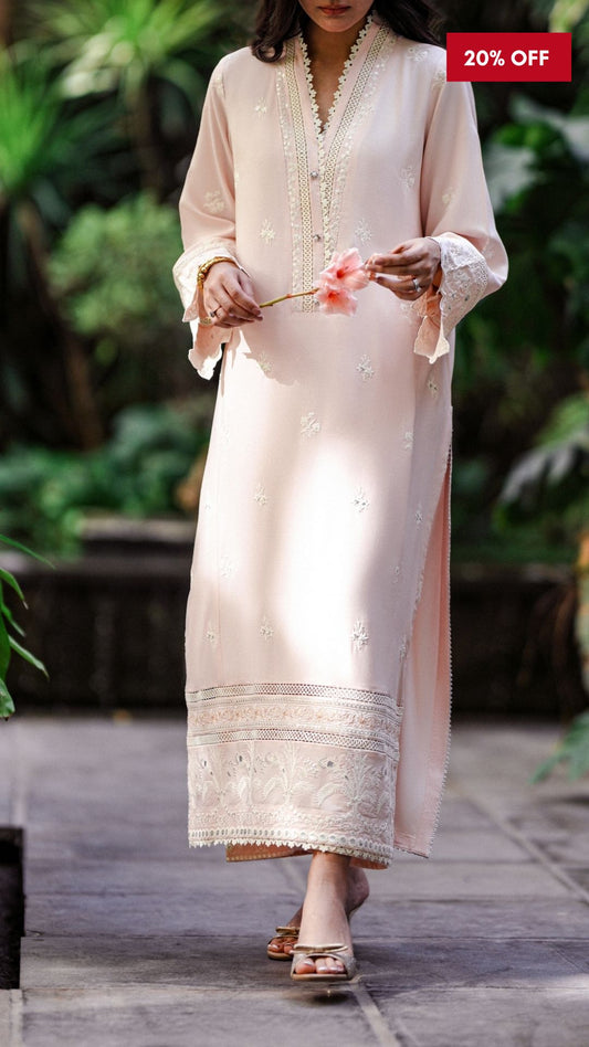 Aida Kurta & Embroidered Izaar