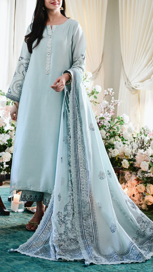 Mahra Kurta & Blockprinted Dupatta
