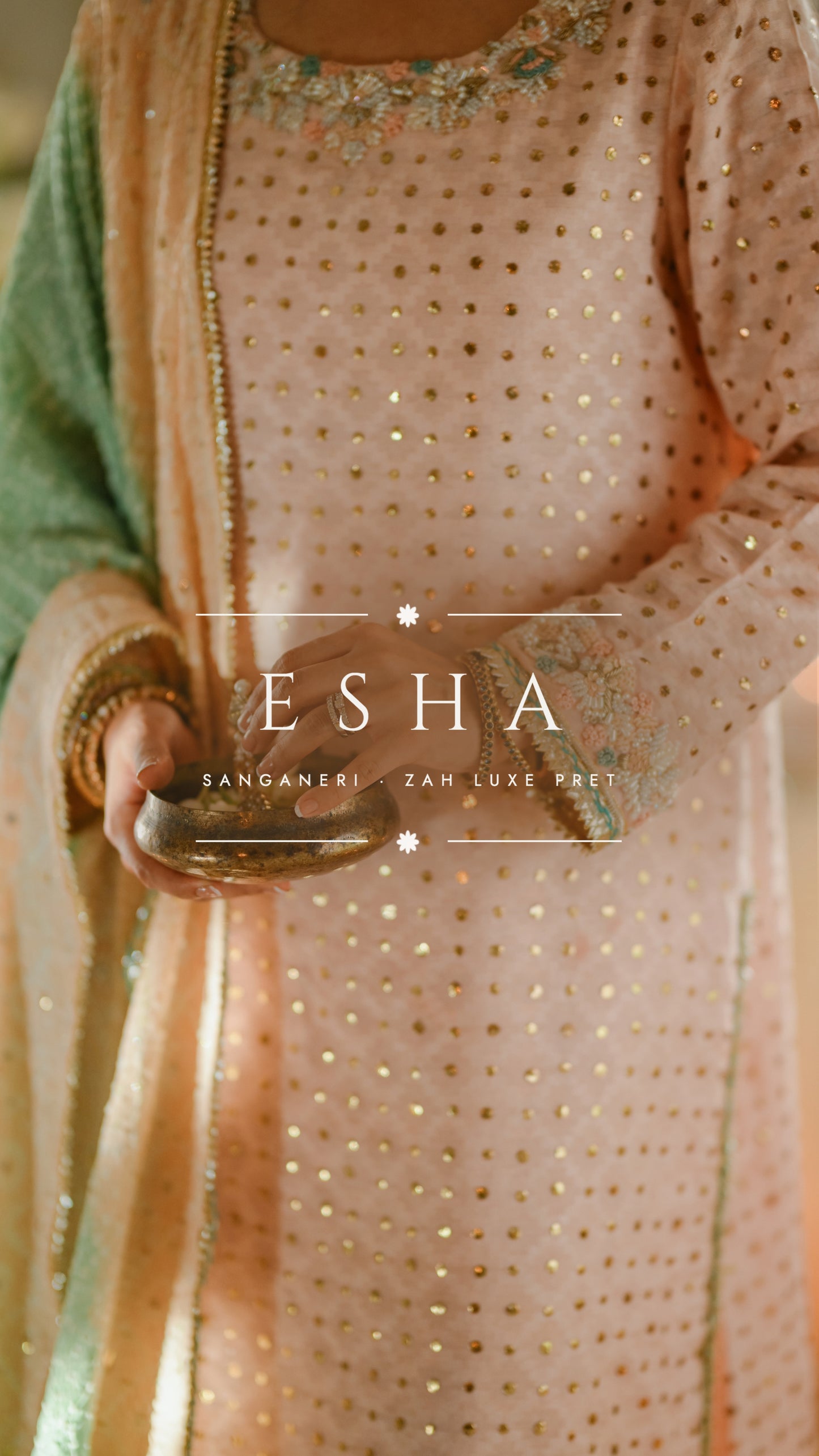 Esha Kurta & Kamdaani Dupatta