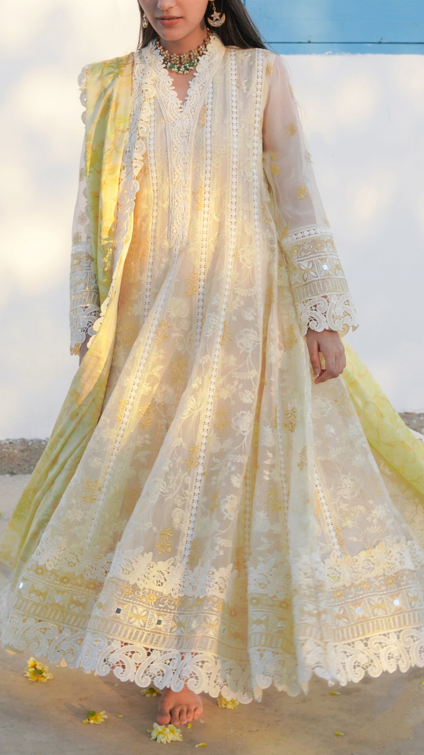 Elaheh Kalidaar and Dupatta