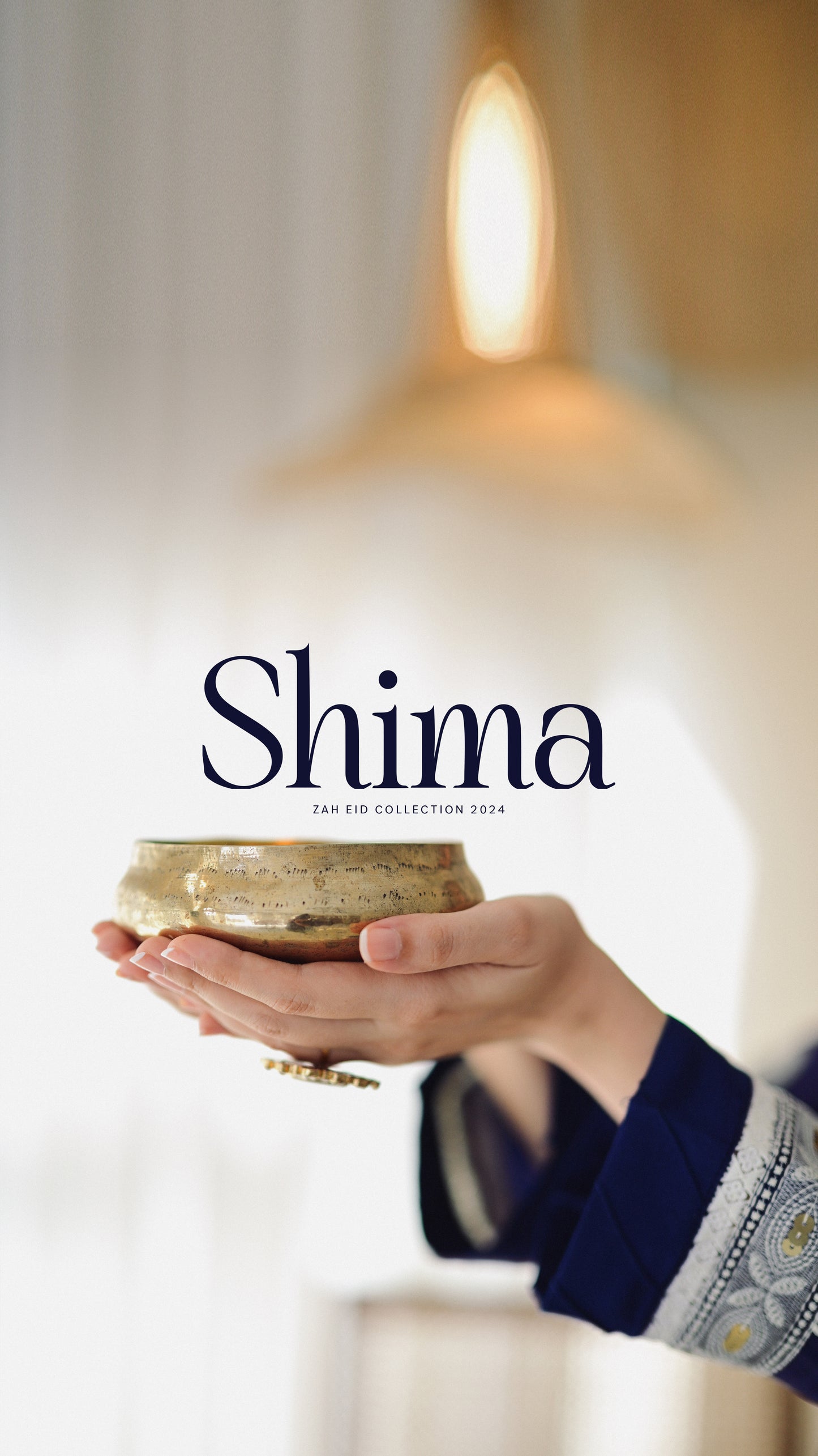 Shima Kurta , Embroidered Izaar