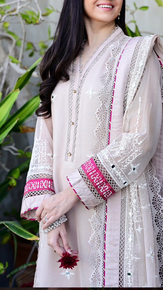 Siar Set & Embroidered Dupatta