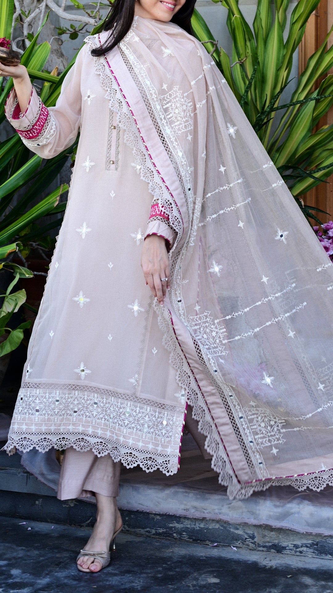 Siar Set & Embroidered Dupatta