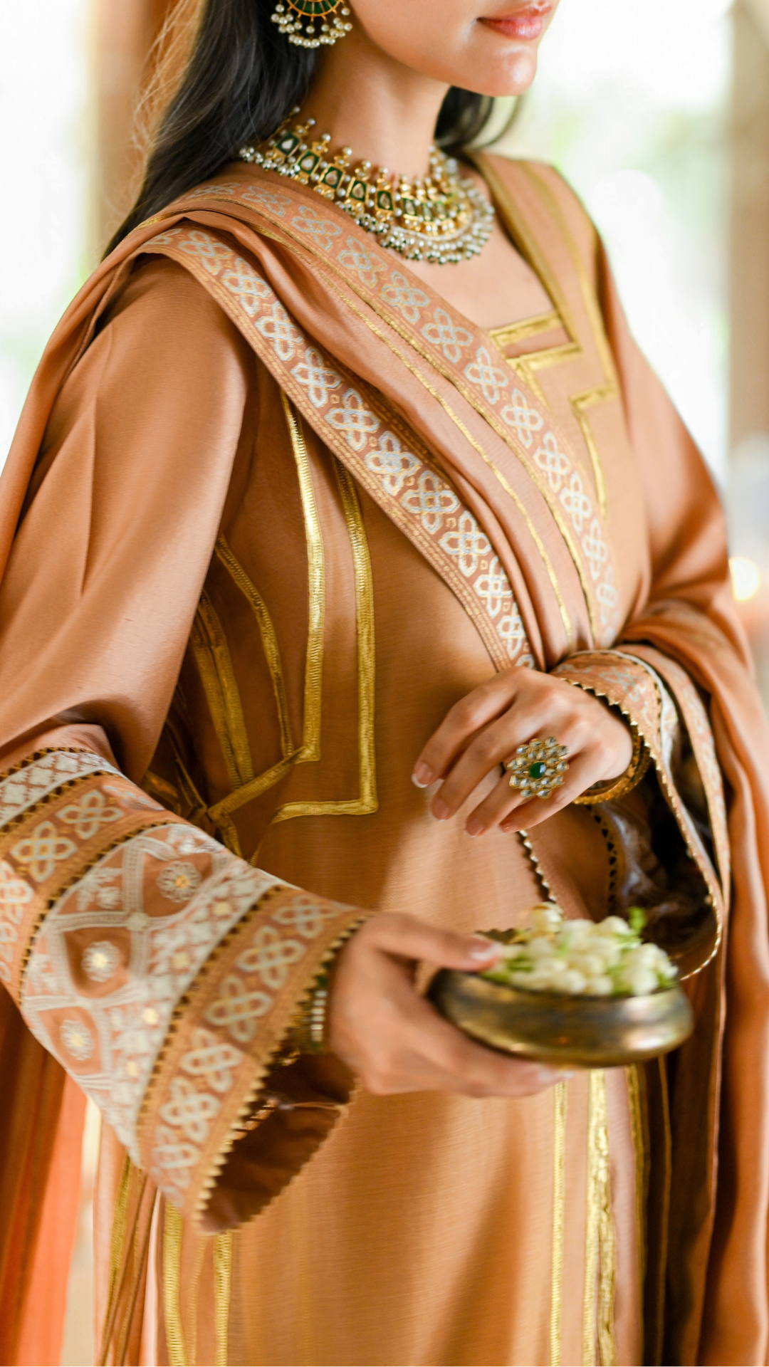 Mehru & Embroidered Izaar