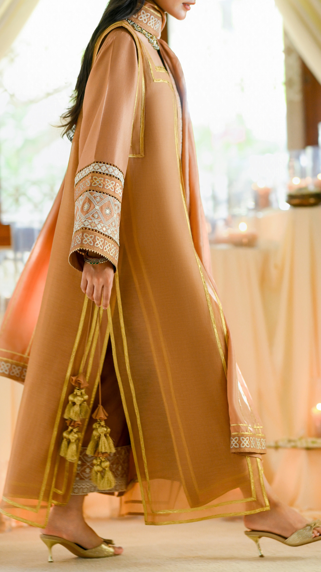 Mehru & Embroidered Izaar