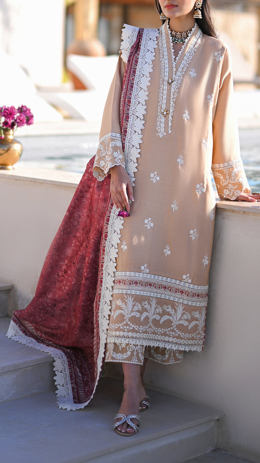 Mehrin Kurta & Embroidered Izaar