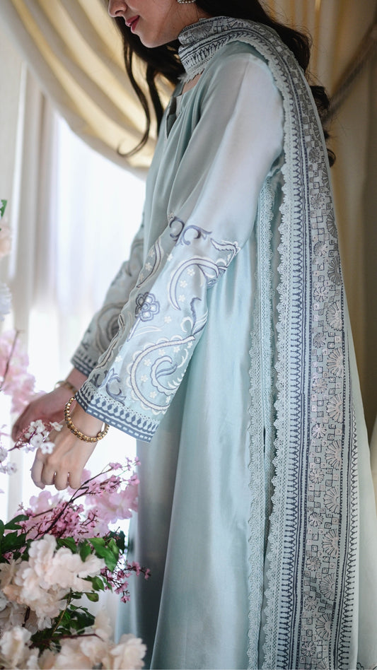Mahra Kurta & Blockprinted Dupatta