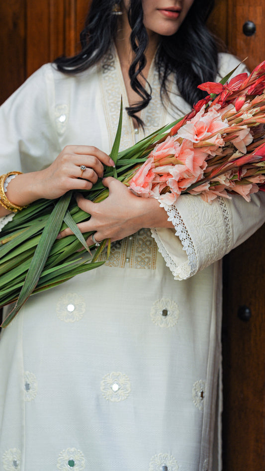 Mahy Kurta & Embroidered Izaar