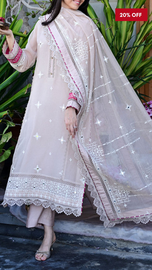 Siar Set & Embroidered Dupatta