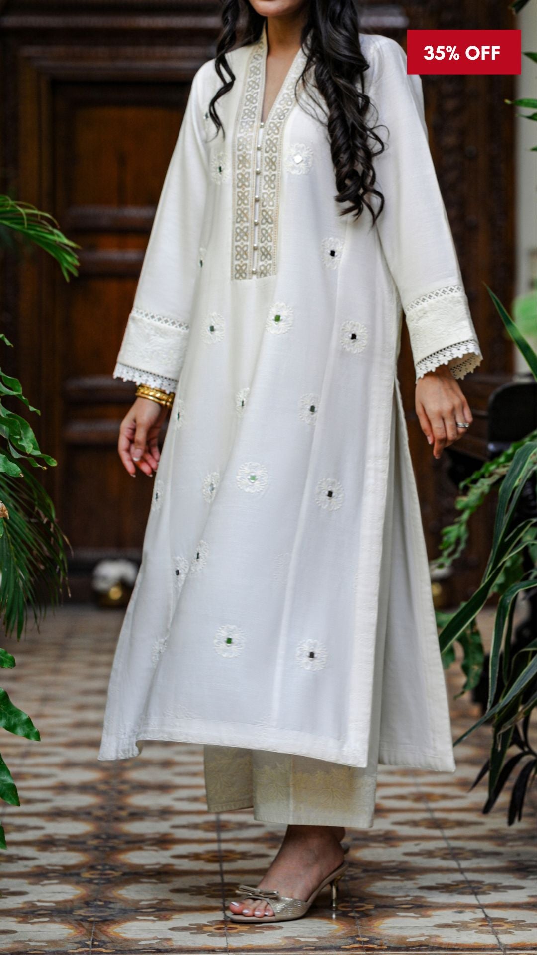 Mahy Kurta & Embroidered Izaar