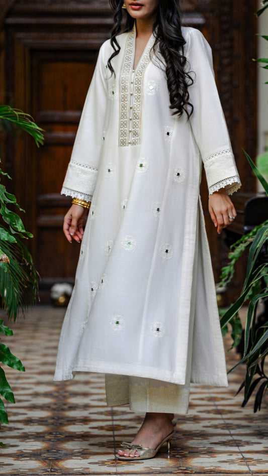 Mahy Kurta & Embroidered Izaar