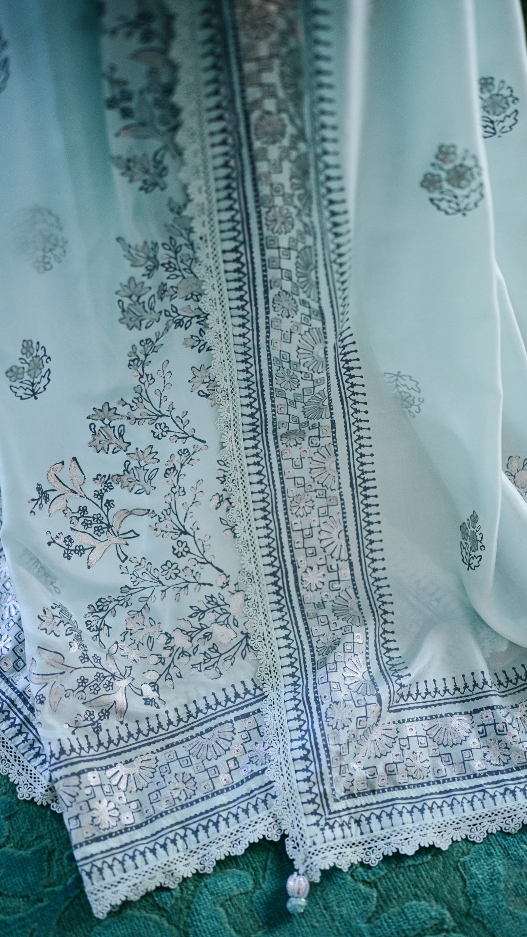 Mahra Kurta & Blockprinted Dupatta