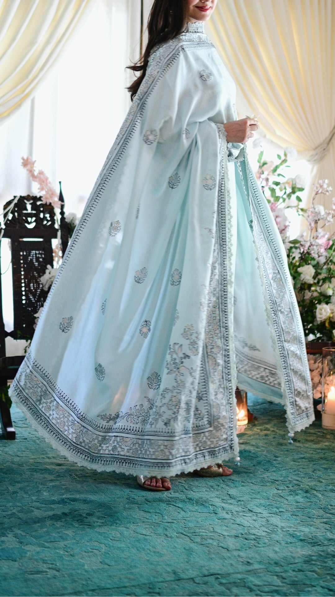 Mahra Kurta & Blockprinted Dupatta