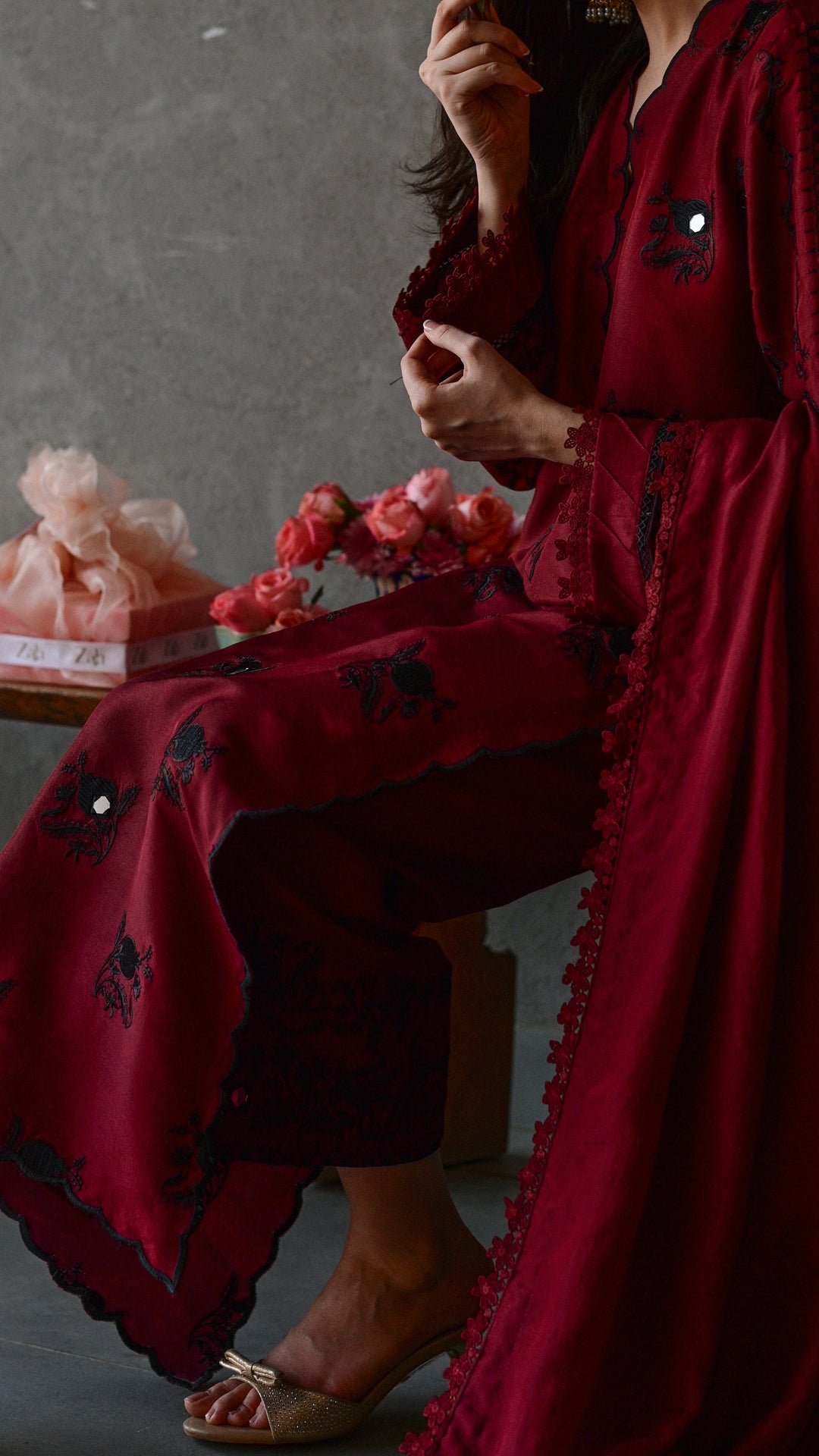 Lumi Kurta & Embroidered Izaar