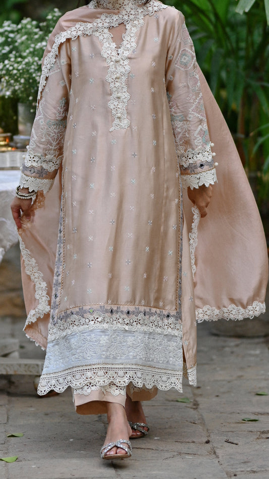 Lyra Set & Silk Dupatta